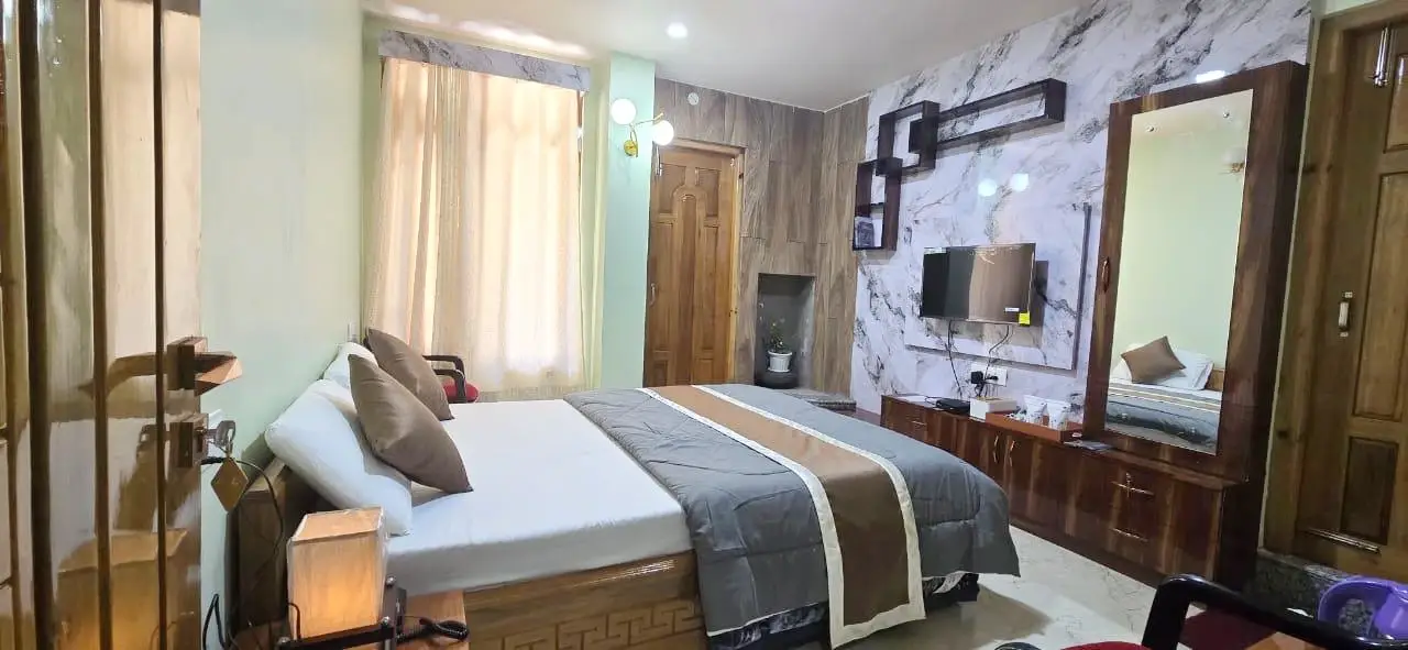 Deluxe room interior at Rikya Retreat Tawang